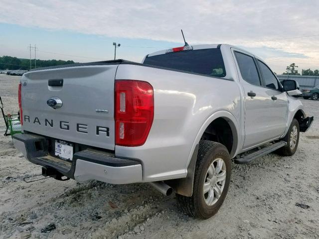 1FTER4EH4KLA04460 - 2019 FORD RANGER SUP SILVER photo 4