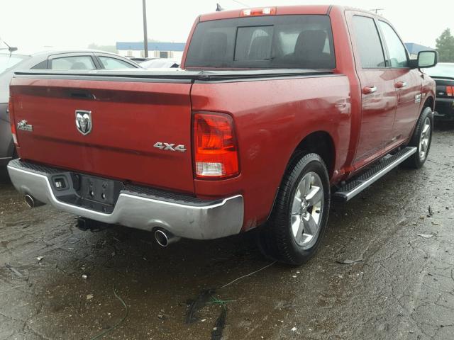 1C6RR7LT6ES151424 - 2014 DODGE RAM BURGUNDY photo 4