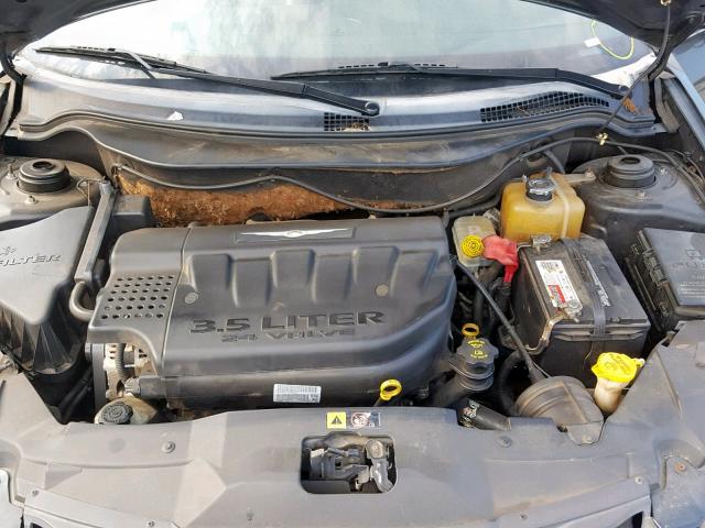 2C8GF68405R652572 - 2005 CHRYSLER PACIFICA T BLACK photo 7