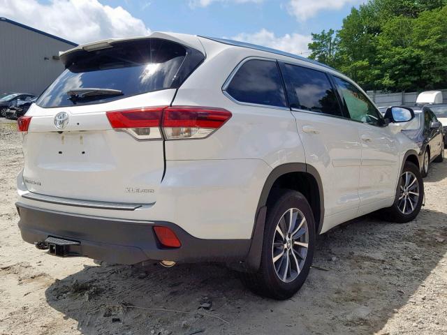 5TDJZRFH0JS548350 - 2018 TOYOTA HIGHLANDER WHITE photo 4