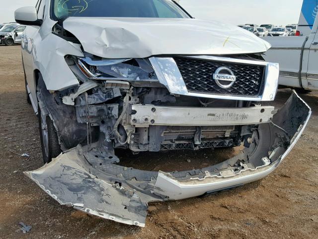 5N1AR2MN1DC618603 - 2013 NISSAN PATHFINDER WHITE photo 9