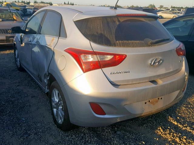 KMHD35LH7FU245270 - 2015 HYUNDAI ELANTRA GT SILVER photo 3