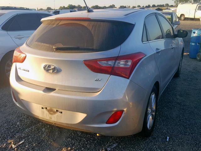 KMHD35LH7FU245270 - 2015 HYUNDAI ELANTRA GT SILVER photo 4