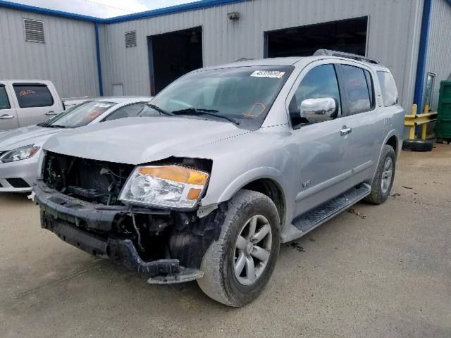 5N1AA08D79N603273 - 2009 NISSAN ARMADA SE SILVER photo 2