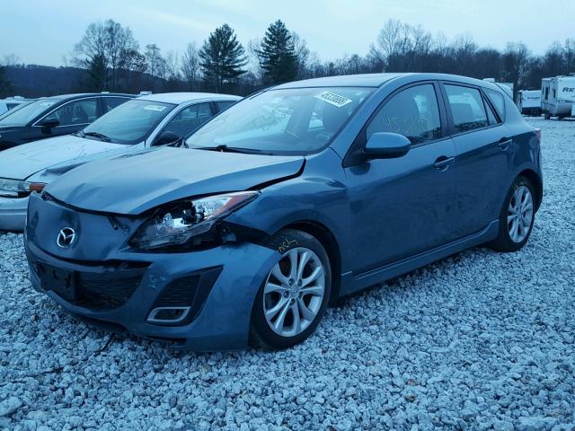 JM1BL1K68B1450872 - 2011 MAZDA 3 S BLUE photo 2