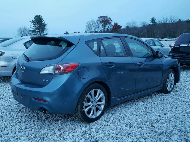 JM1BL1K68B1450872 - 2011 MAZDA 3 S BLUE photo 4