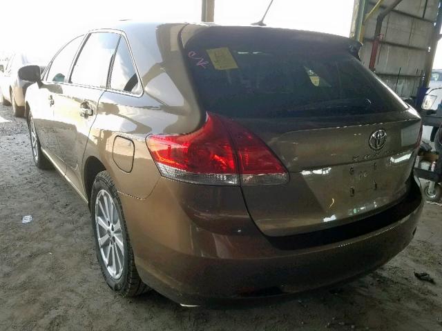 4T3ZA3BB1AU034918 - 2010 TOYOTA VENZA GOLD photo 3