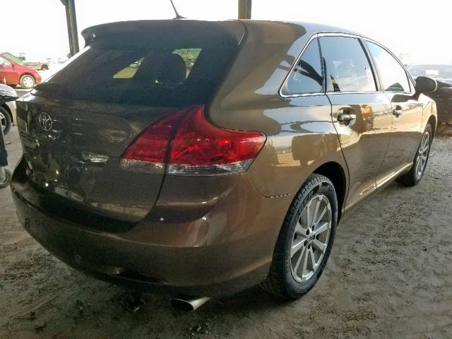 4T3ZA3BB1AU034918 - 2010 TOYOTA VENZA GOLD photo 4