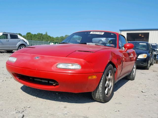 JM1NA3537V0732088 - 1997 MAZDA MX-5 MIATA RED photo 2