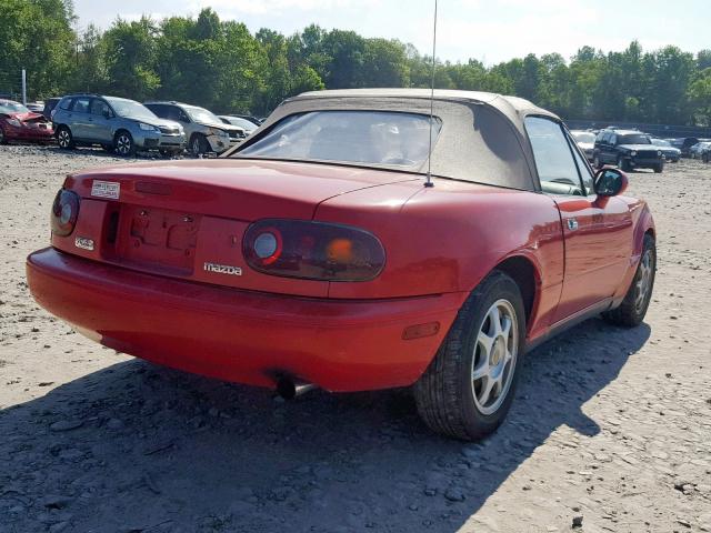 JM1NA3537V0732088 - 1997 MAZDA MX-5 MIATA RED photo 4