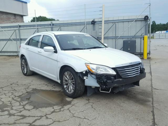 1C3CCBAB3CN256855 - 2012 CHRYSLER 200 LX WHITE photo 1