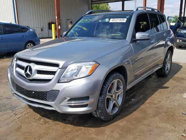 WDCGG0EB1DG096328 - 2013 MERCEDES-BENZ GLK 250 BL GRAY photo 2