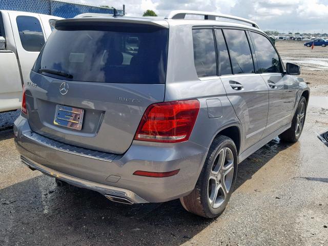 WDCGG0EB1DG096328 - 2013 MERCEDES-BENZ GLK 250 BL GRAY photo 4