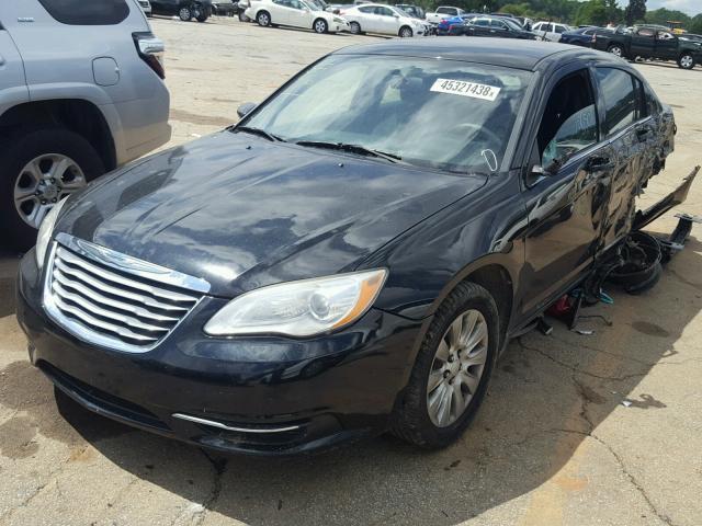 1C3BC4FB7BN549205 - 2011 CHRYSLER 200 LX BLACK photo 2