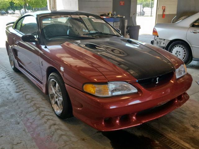 1FALP47V4TF111871 - 1996 FORD MUSTANG CO BURGUNDY photo 1