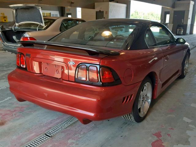 1FALP47V4TF111871 - 1996 FORD MUSTANG CO BURGUNDY photo 4