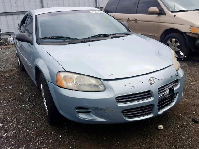 1B3EJ46XX1N683815 - 2001 DODGE STRATUS SE BLUE photo 1