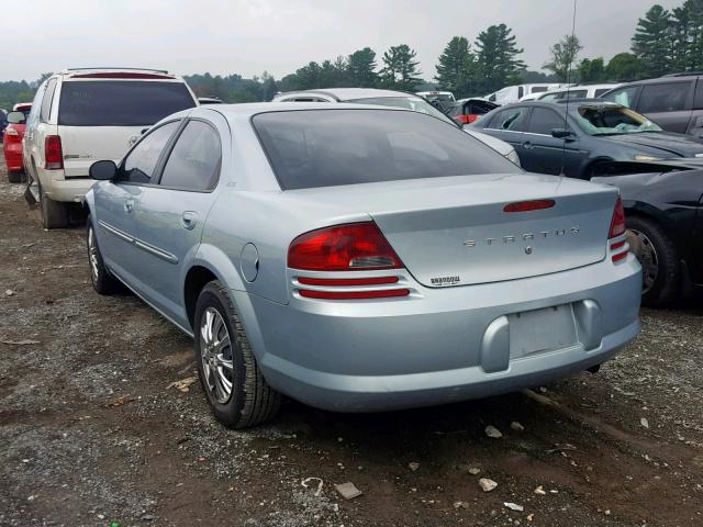 1B3EJ46XX1N683815 - 2001 DODGE STRATUS SE BLUE photo 3