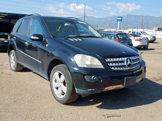 4JGBB75E26A034035 - 2006 MERCEDES-BENZ ML 500 BLACK photo 1