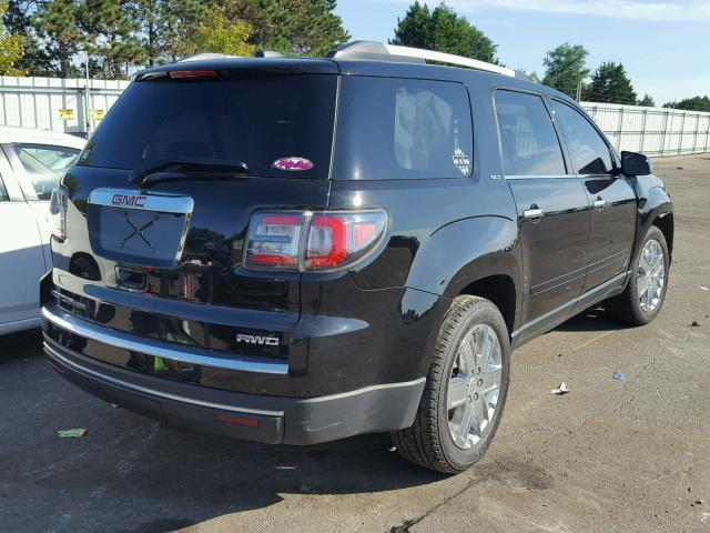 1GKKVSKD0HJ113480 - 2017 GMC ACADIA LIM BLACK photo 4