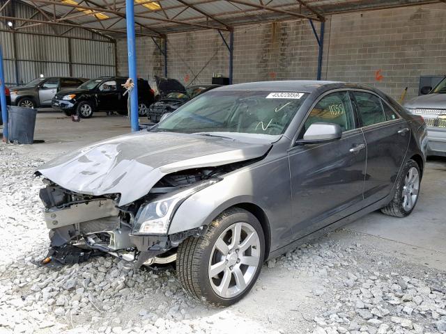 1G6AA5RA7G0105299 - 2016 CADILLAC ATS GRAY photo 2