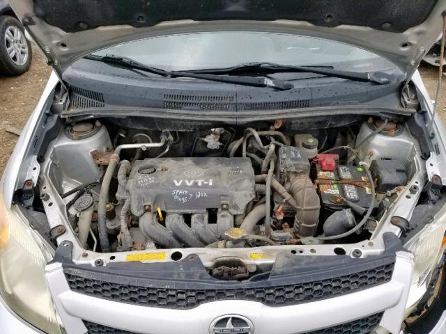 JTKKT624760162647 - 2006 TOYOTA SCION XA SILVER photo 7