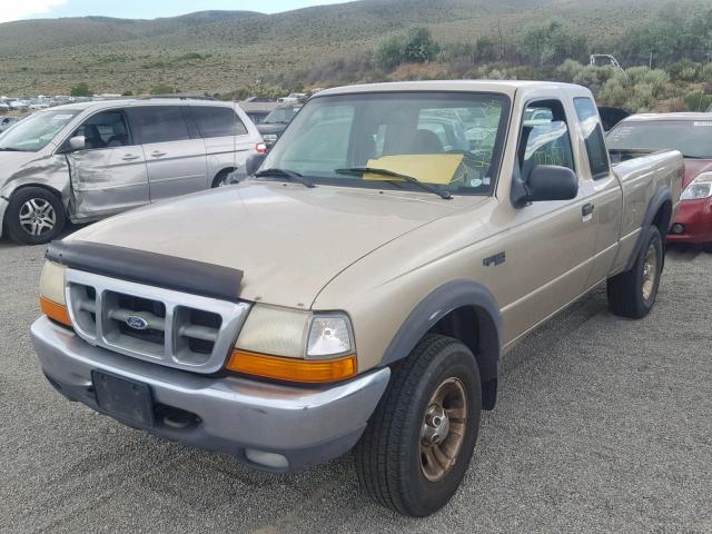 1FTZR15V5YPA58616 - 2000 FORD RANGER SUP GOLD photo 2