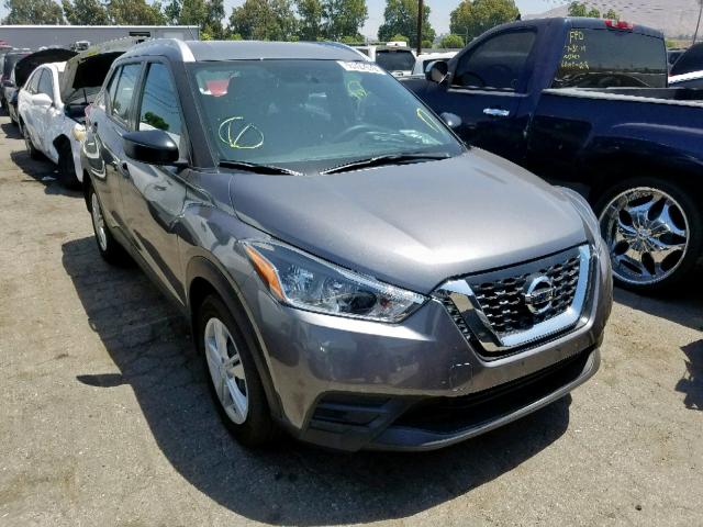 3N1CP5CU9KL479418 - 2019 NISSAN KICKS S GRAY photo 1