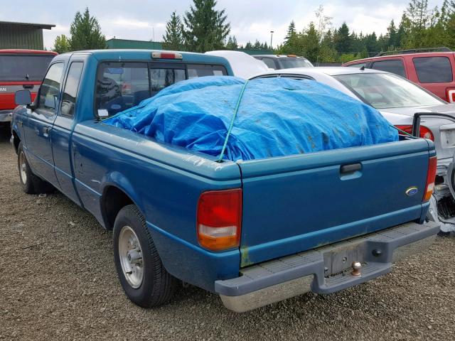 1FTCR14A6RPB69181 - 1994 FORD RANGER SUP TURQUOISE photo 3