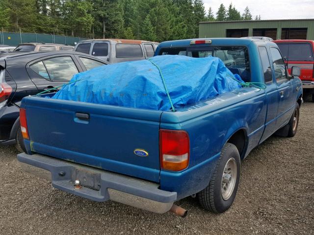 1FTCR14A6RPB69181 - 1994 FORD RANGER SUP TURQUOISE photo 4