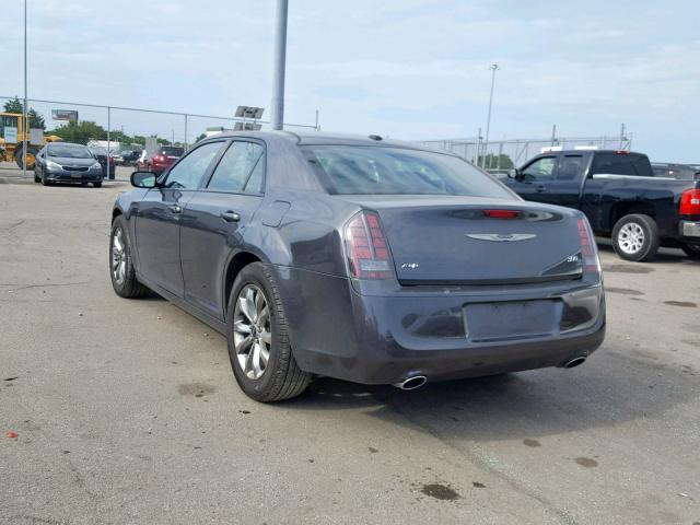 2C3CCAGG4EH366029 - 2014 CHRYSLER 300 S CHARCOAL photo 3