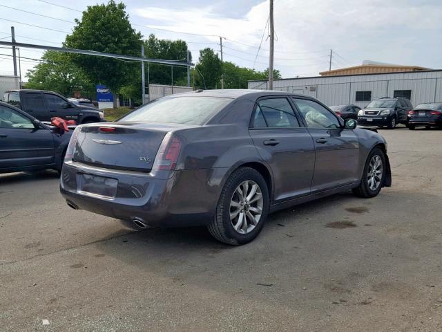 2C3CCAGG4EH366029 - 2014 CHRYSLER 300 S CHARCOAL photo 4