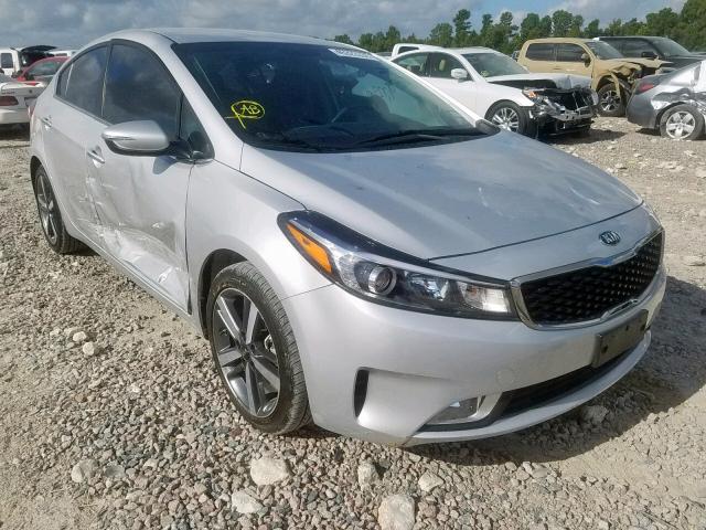 3KPFL4A89HE129595 - 2017 KIA FORTE EX SILVER photo 1