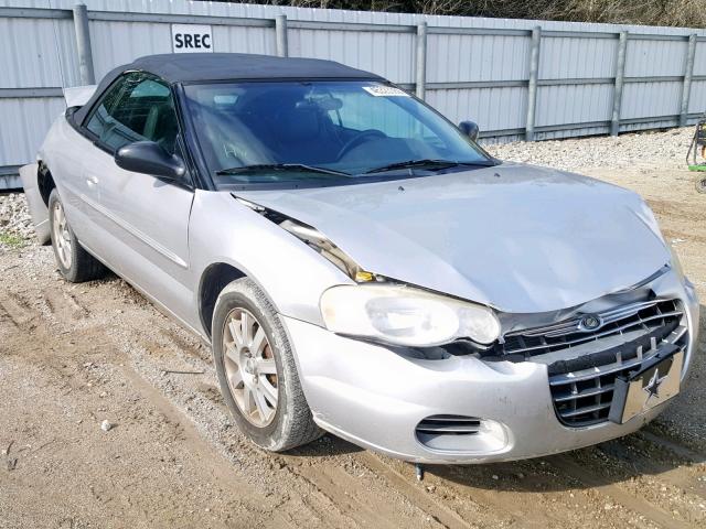 1C3EL75R36N166249 - 2006 CHRYSLER SEBRING GT SILVER photo 1