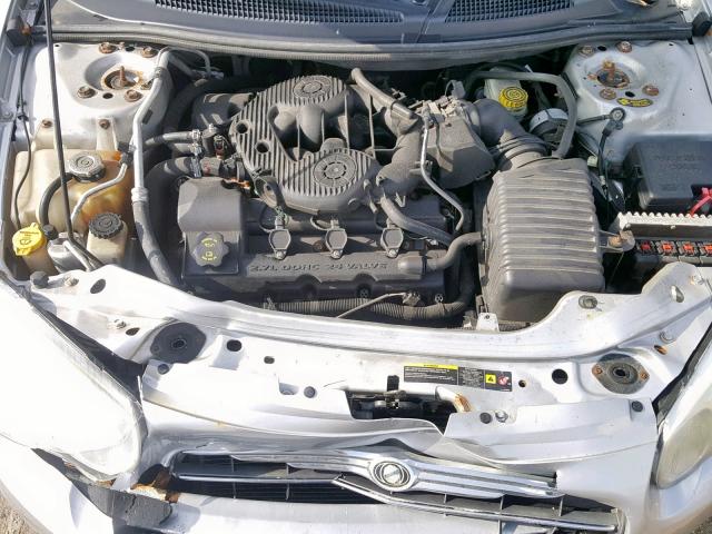 1C3EL75R36N166249 - 2006 CHRYSLER SEBRING GT SILVER photo 7