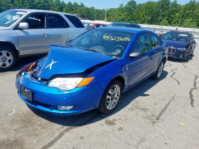 1G8AW12F64Z101064 - 2004 SATURN ION LEVEL BLUE photo 2