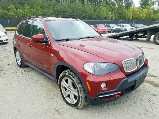 5UXFE83579L309640 - 2009 BMW X5 XDRIVE4 MAROON photo 1