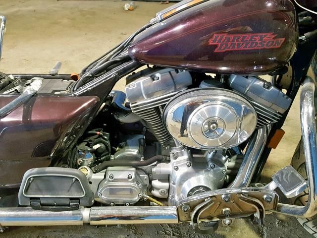 1HD1DDV185Y683042 - 2005 HARLEY-DAVIDSON FLHT PURPLE photo 7