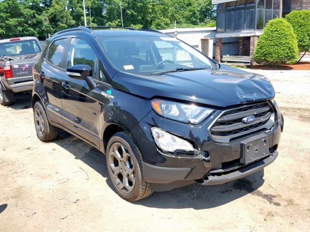 MAJ6P1CL6JC230939 - 2018 FORD ECOSPORT S BLACK photo 1