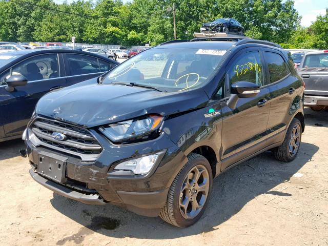 MAJ6P1CL6JC230939 - 2018 FORD ECOSPORT S BLACK photo 2