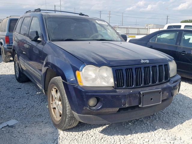 1J4GR48K35C601243 - 2005 JEEP GRAND CHER BLUE photo 1