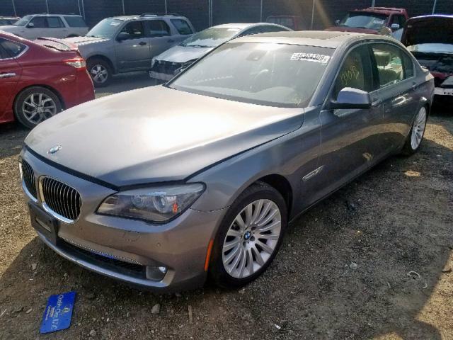 WBAKC8C5XAC430234 - 2010 BMW 750 LI XDR SILVER photo 2