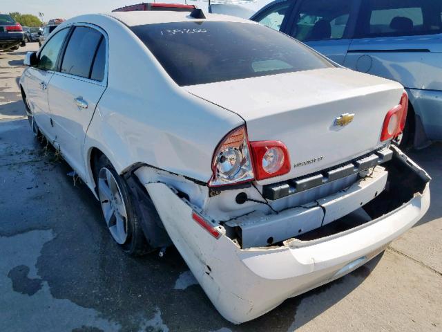 1G1ZC5E03CF135200 - 2012 CHEVROLET MALIBU 1LT 白色 照片 3