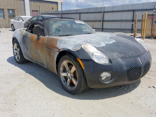 1G2MB35B07Y112871 - 2007 PONTIAC SOLSTICE BLACK photo 1