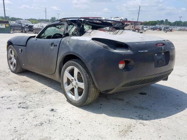 1G2MB35B07Y112871 - 2007 PONTIAC SOLSTICE BLACK photo 3