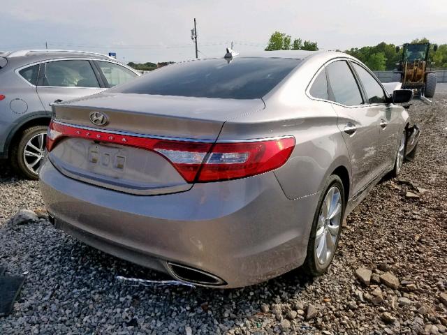 KMHFG4JG6DA246619 - 2013 HYUNDAI AZERA SILVER photo 4