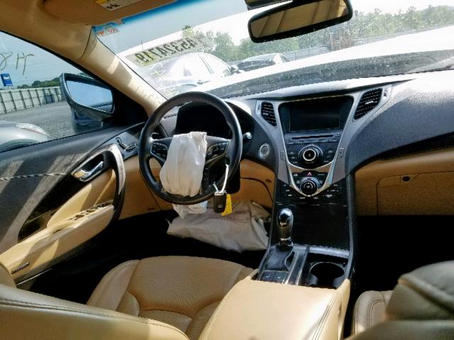 KMHFG4JG6DA246619 - 2013 HYUNDAI AZERA SILVER photo 9