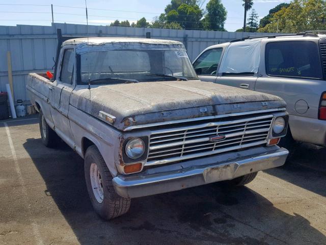 F10ARB18098 - 1967 FORD F-100 WHITE photo 1