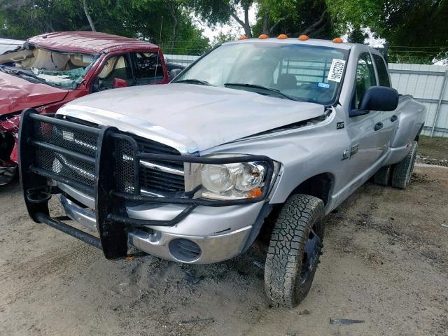 3D7MX48A87G793044 - 2007 DODGE RAM 3500 S SILVER photo 2