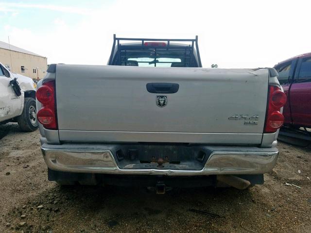 3D7MX48A87G793044 - 2007 DODGE RAM 3500 S SILVER photo 9